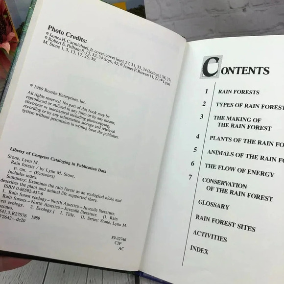 vintage ecozones children's books rain forests wetlands 1989 - Picture 9 of 10